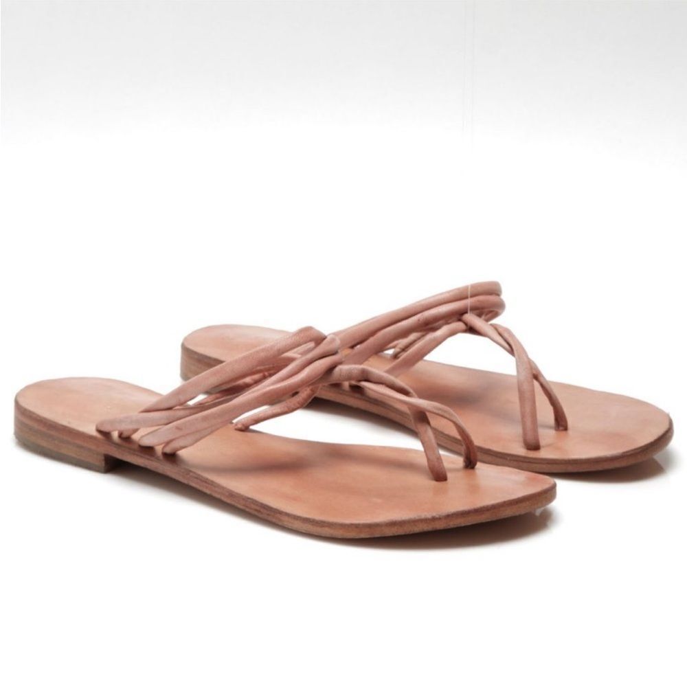 FREE PEOPLE Kayla Soft Strappy Sandals / Sweetheart Sunrise - Picture 2 of 14